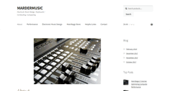 Desktop Screenshot of mardermusic.com